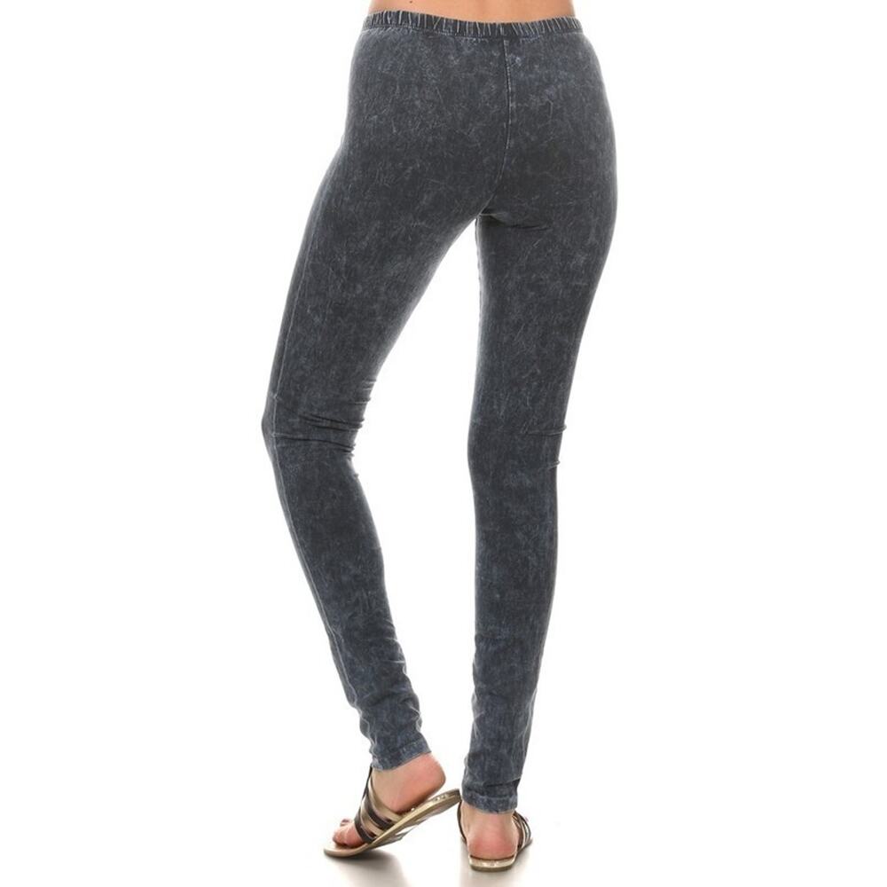 Chatoyant Mineral Wash Legging Charcoal Navy Small - Picture 3 of 4